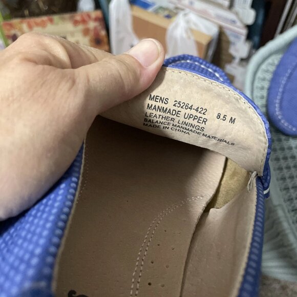 Stacy Adams Mens Cyd Slip On Loafers In Blue, Size 8.5 M - Picture 5 of 8